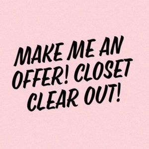 Would love to clear out my closet!